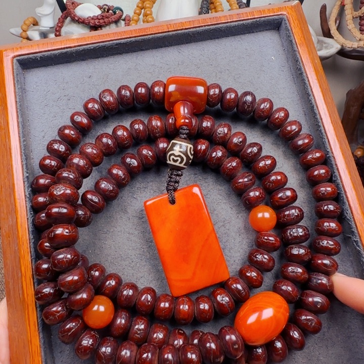 凤眼菩提吊坠脖挂