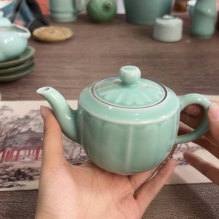 小米茶器龙泉青瓷