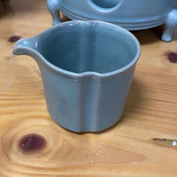 紫***哥瓷片公道杯一一一一一暇