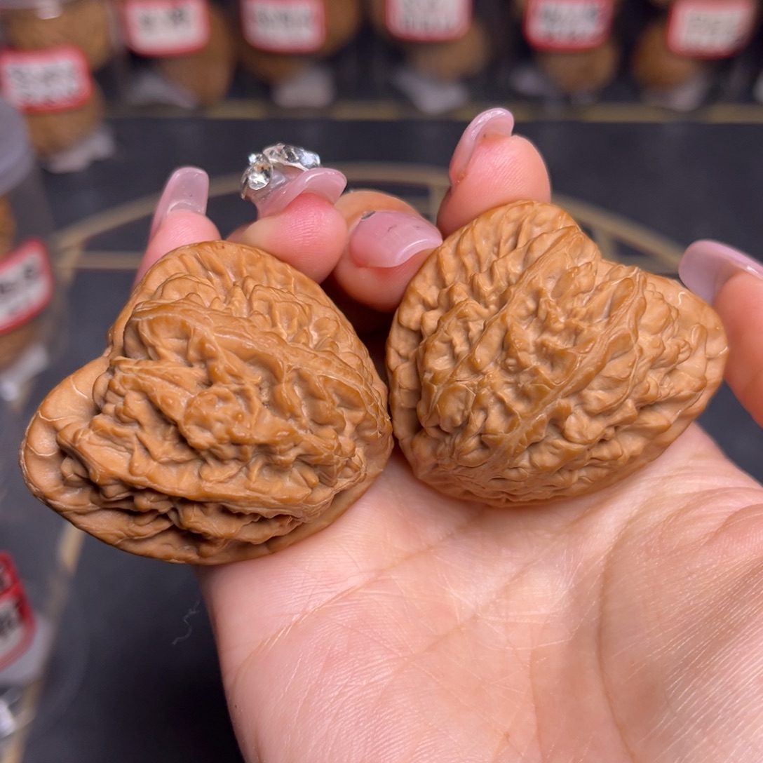 吊坠文玩核桃全品红锦鲤天残脚