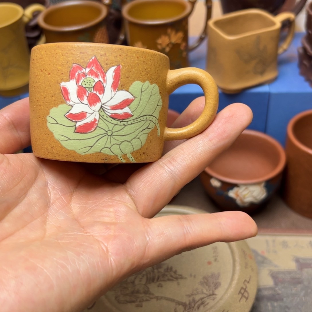 紫砂茶杯紫砂主人杯100cc