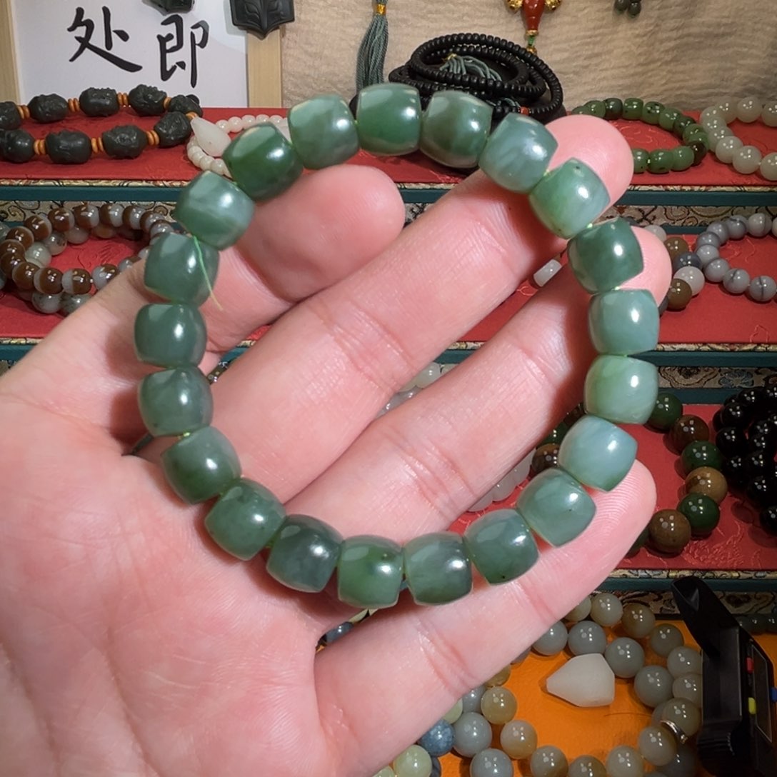 和田玉手链未镶嵌