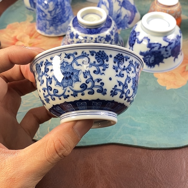 杯H****?现代景德镇全手工全手绘茶具2688888