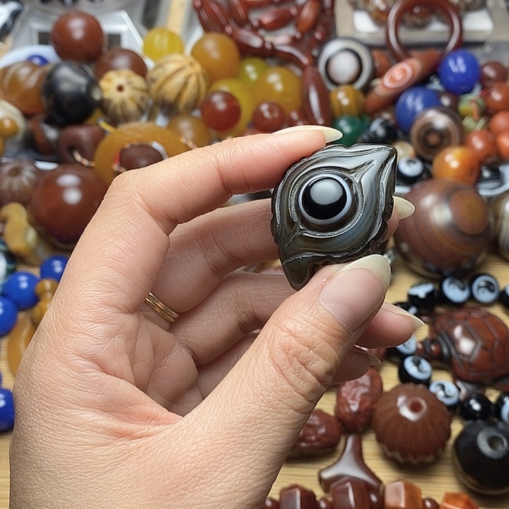 ٩***۶玛瑙/玉髓合金珠宝半成品