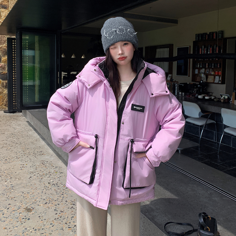 羽绒服女款爆款2025新款大码羽绒服女200-300斤加宽加大码派克服