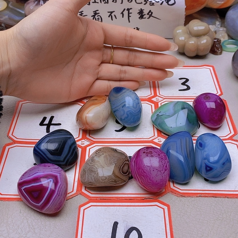 【闪购商品】未镶嵌玛瑙/玉髓珠宝半成品柏**塑