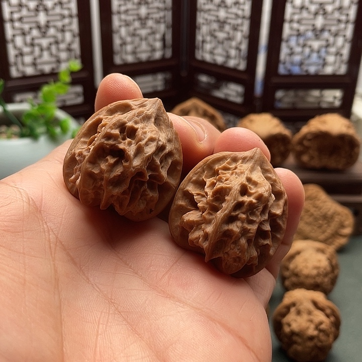 把件文玩核桃龙骨