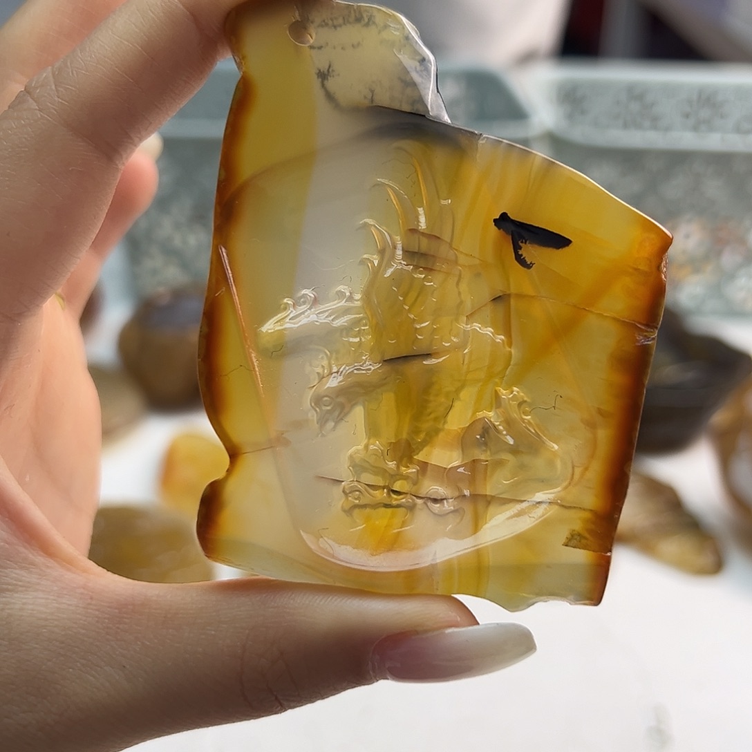 玛瑙/玉髓未镶嵌颈饰