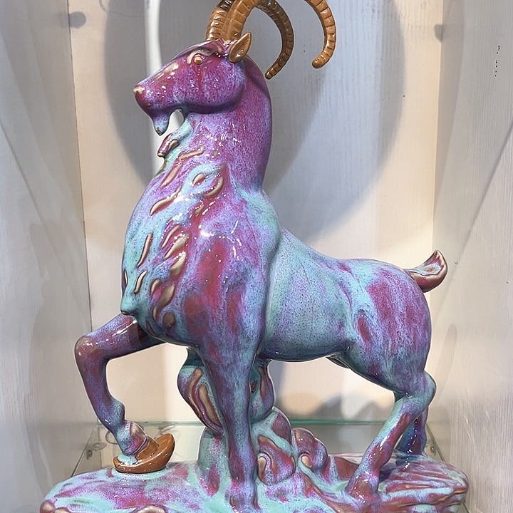 静*思钧瓷摆件钧瓷摆件