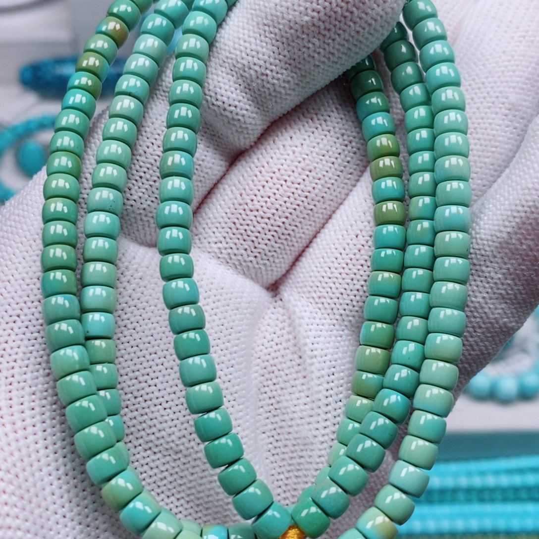 绿松石未镶嵌手串