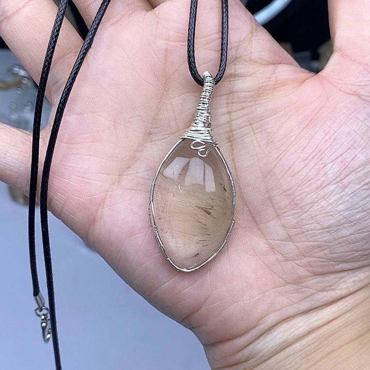 未镶嵌颈饰水晶幽灵水晶项链