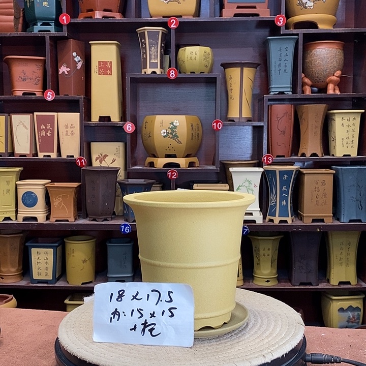 紫砂花盆紫砂花盆