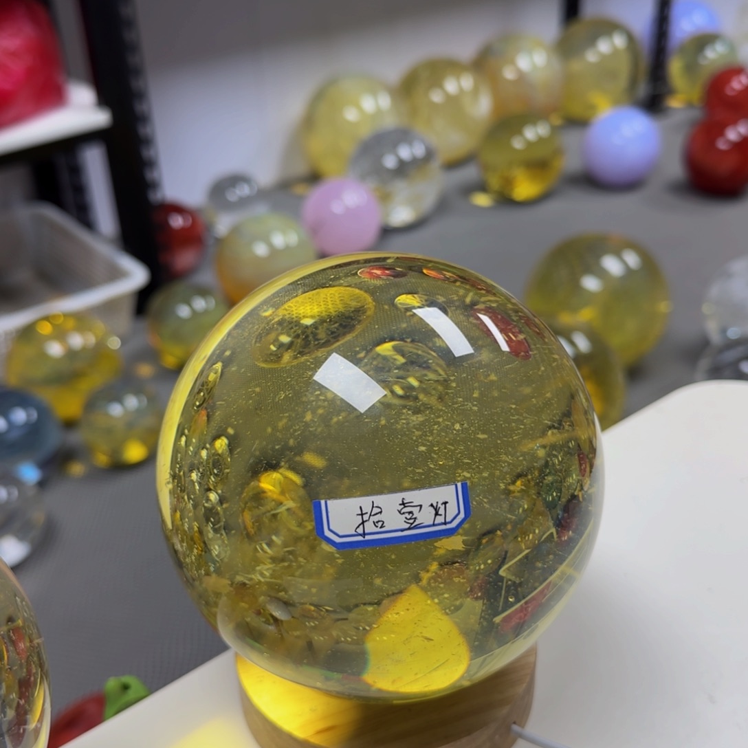 石材拾*13.3厘米黄水摆件