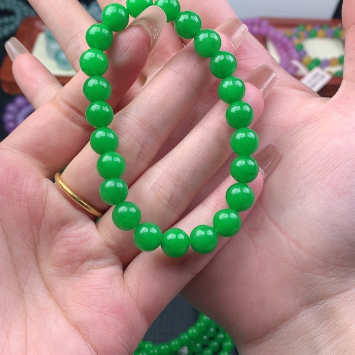 不****缅料卡8手串 一物一证