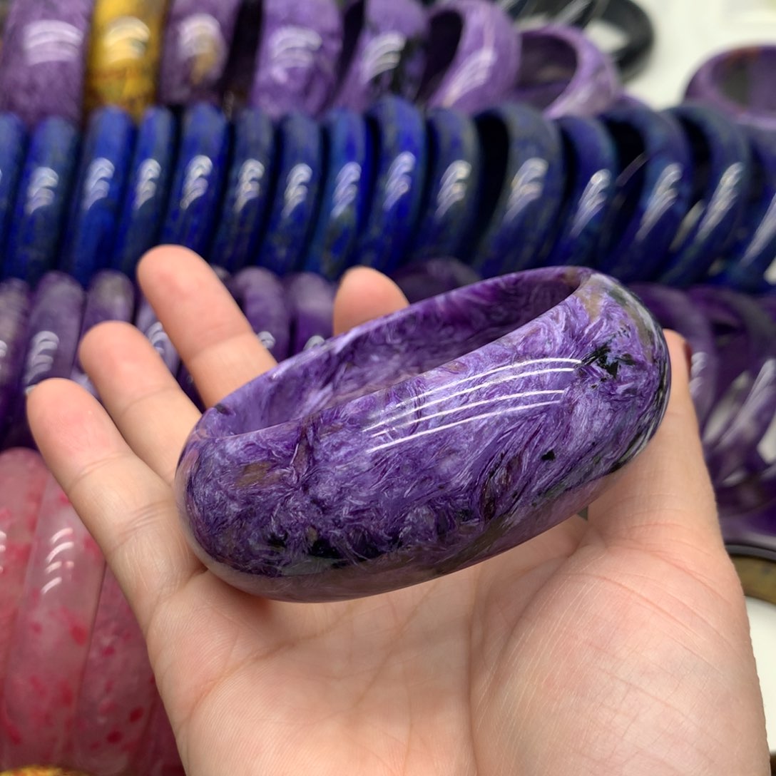 查罗石（紫龙晶）手镯未镶嵌C****1