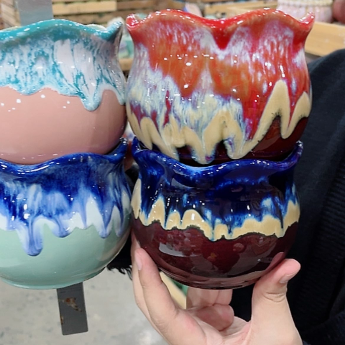 【闪购商品】陶瓷陶瓷多肉精美花盆