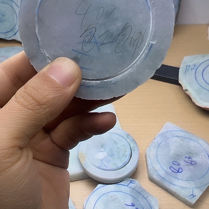 定制翡翠未镶嵌翡翠片料保a