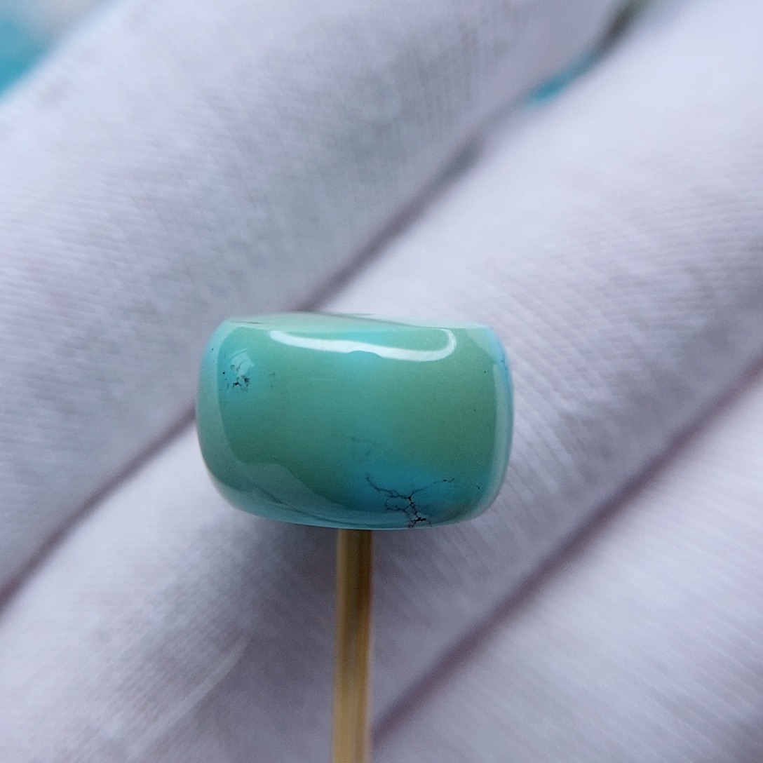 绿松石直切13.7未镶嵌