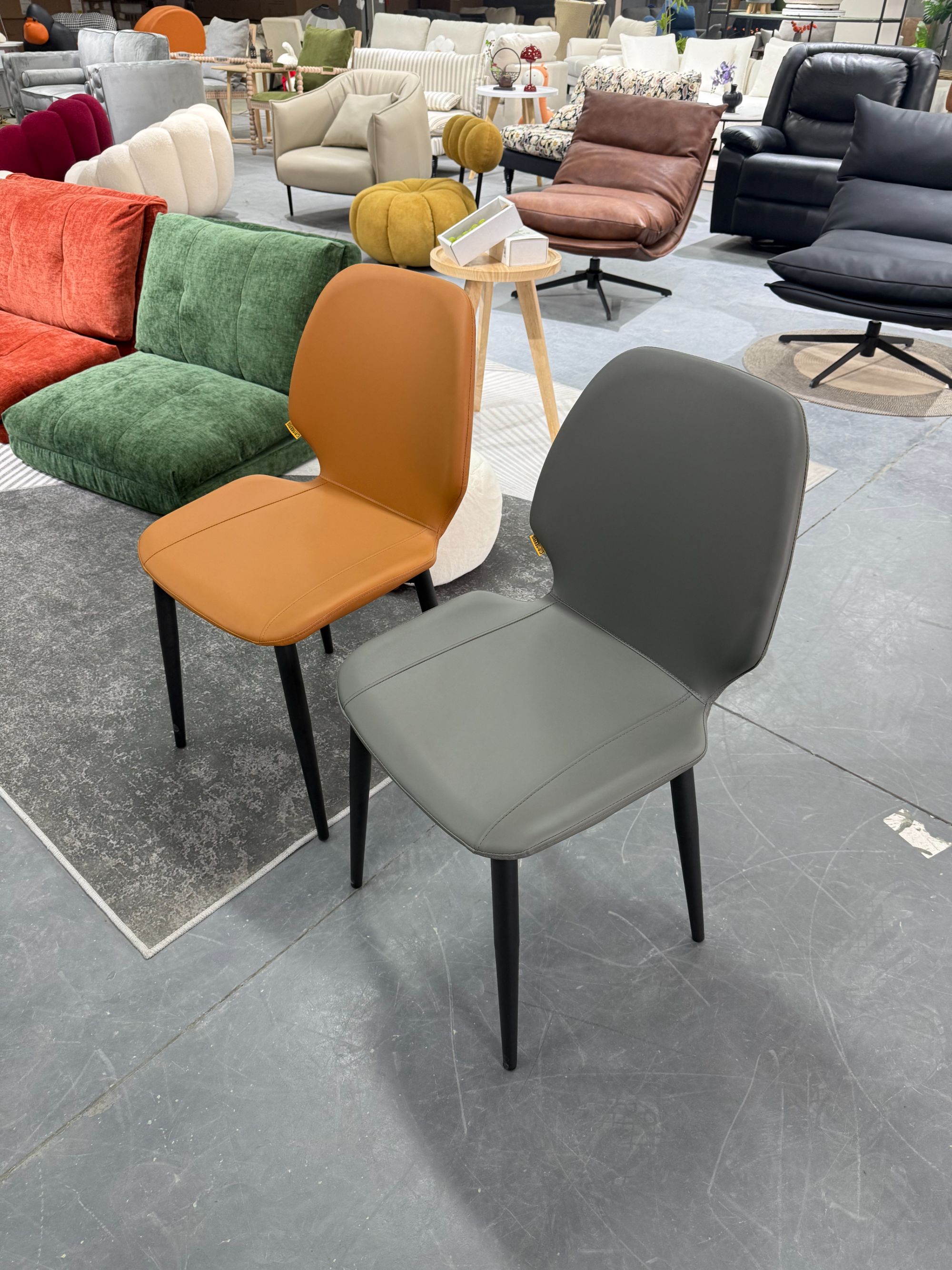 餐椅座椅超纤皮椅子轻奢家用餐厅