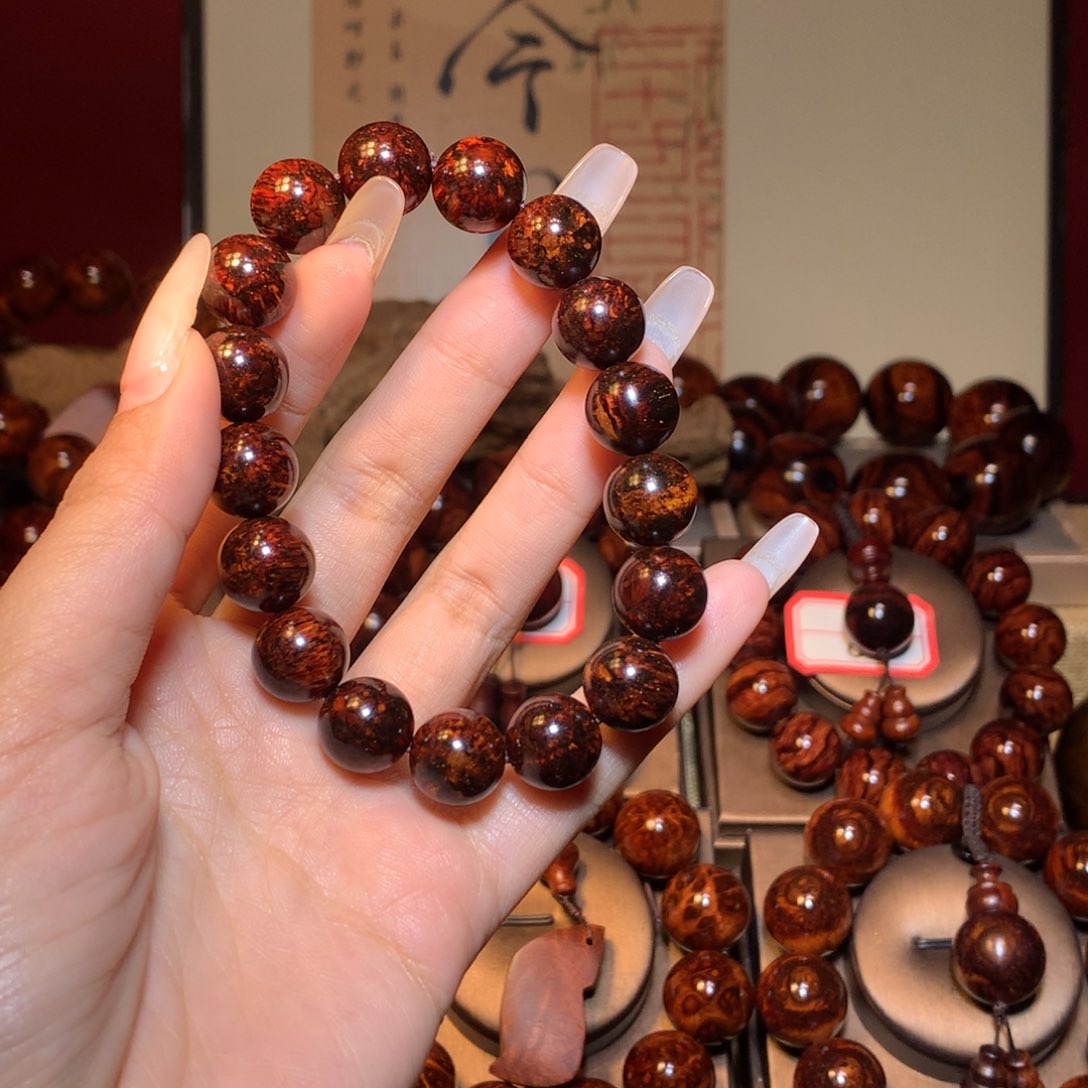 手串/手链黄花梨/降香黄檀风**起