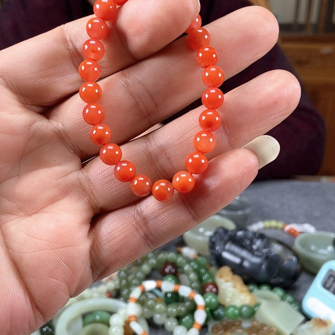 玛瑙/玉髓手链未镶嵌