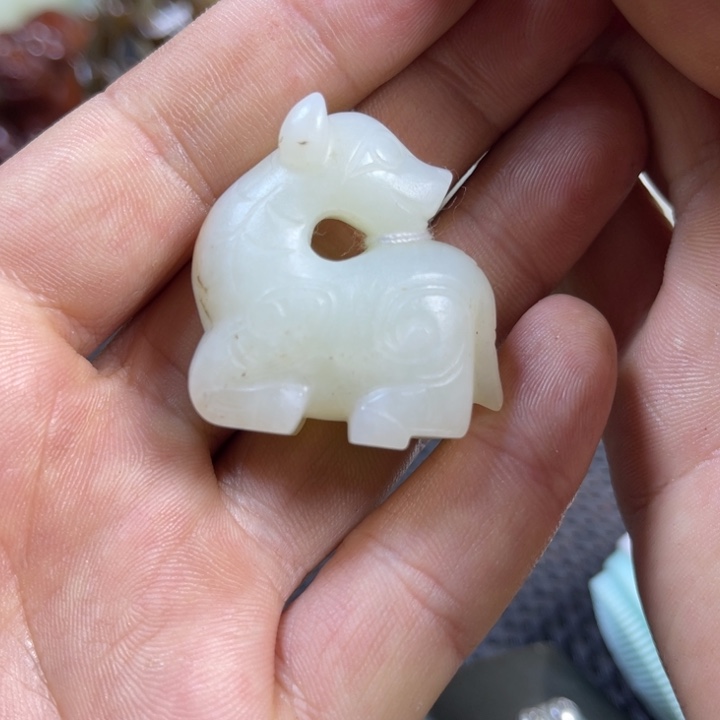 和田玉把件未镶嵌用*