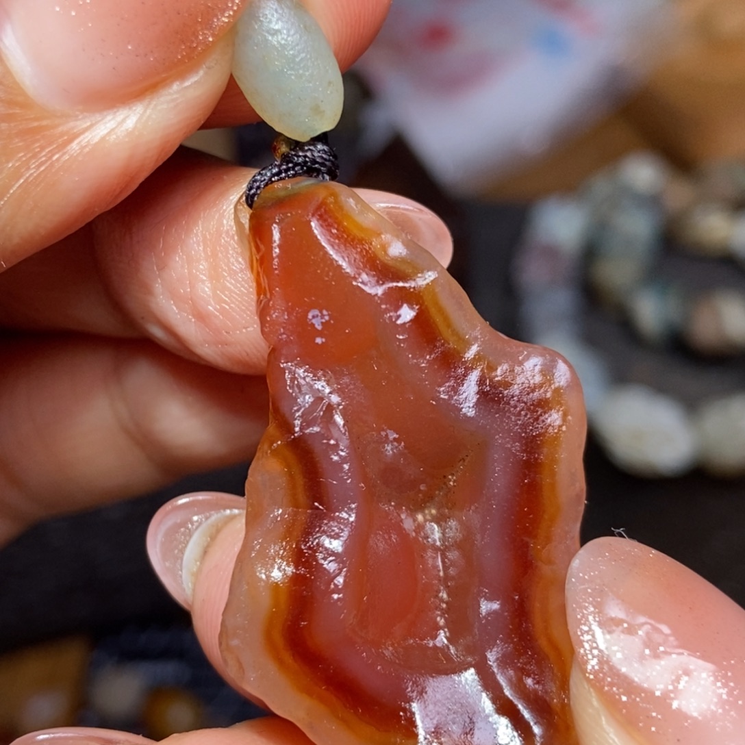 玛瑙/玉髓合金珠宝半成品