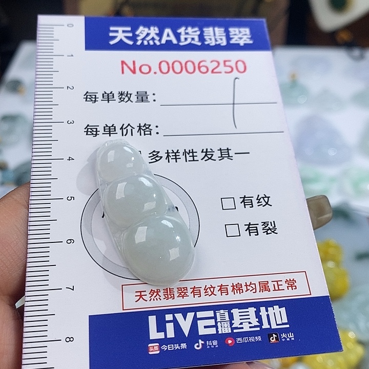翡翠未镶嵌颈饰6250