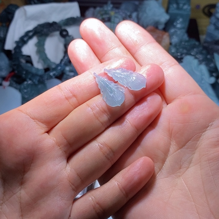 定制翡翠未镶嵌毛