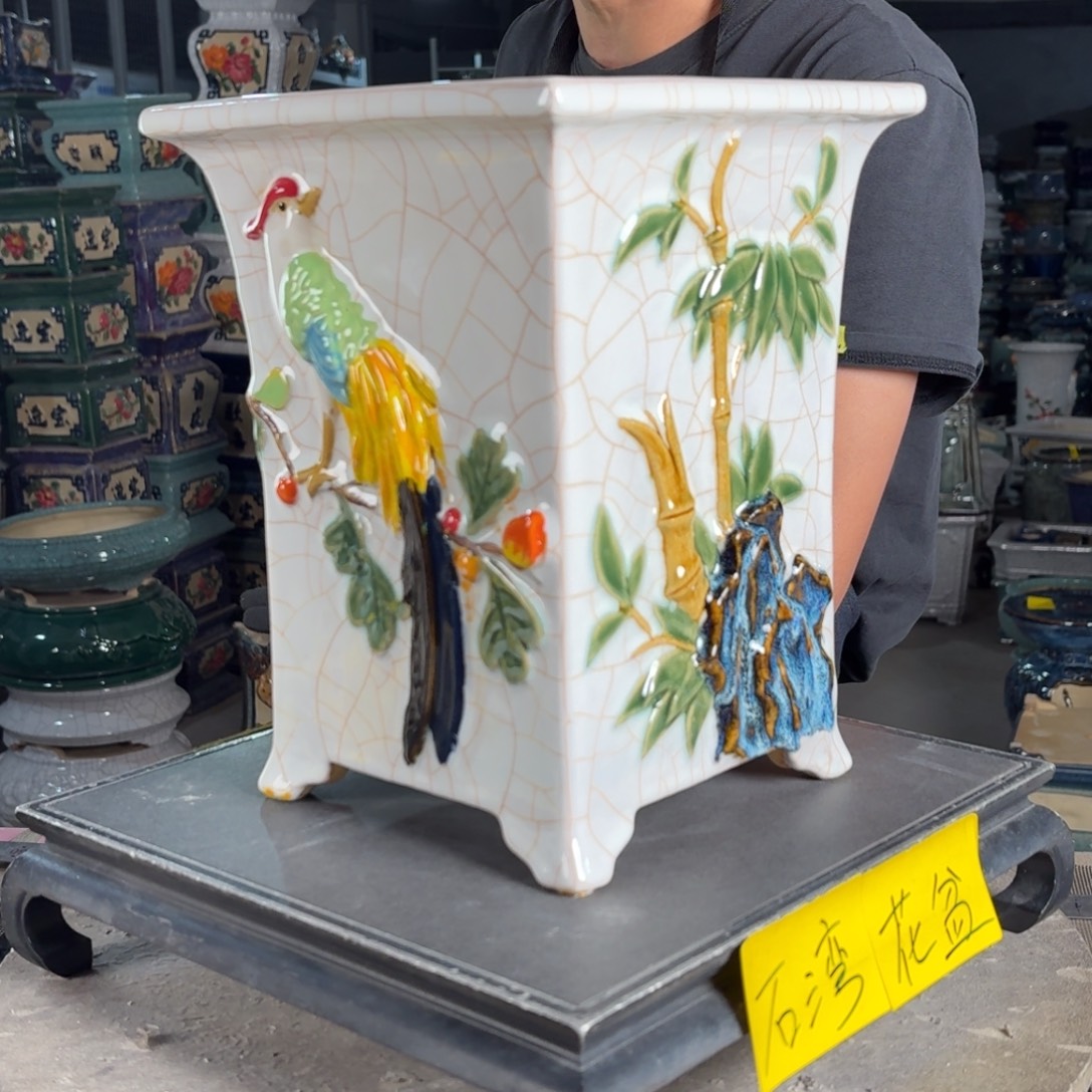 一风堂石湾花盆 内16*24