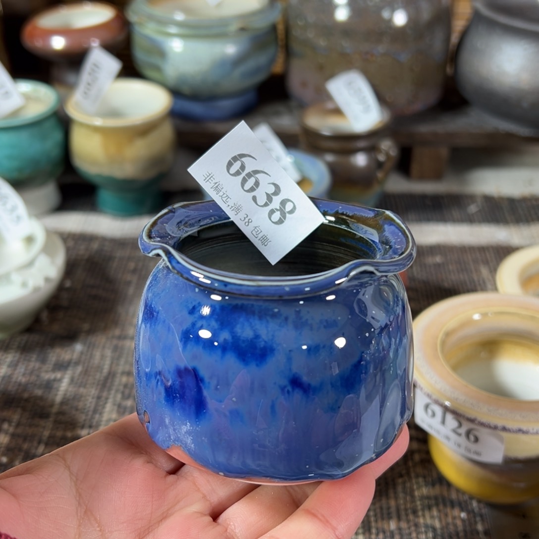 陶瓷景德镇手工花盆