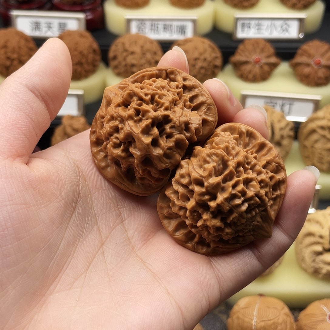 文玩核桃把件官帽45尺613