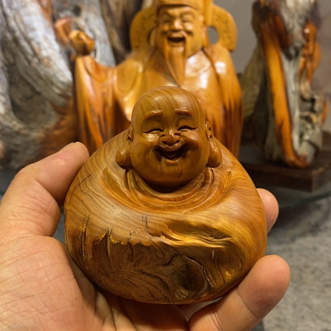 【闪购商品】柏木（崖柏）根雕木雕工艺品摆件家居手把件