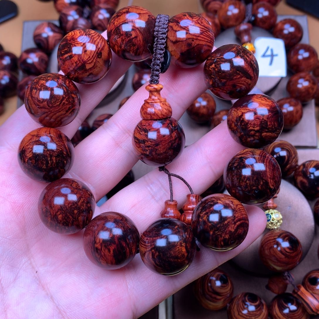 黄花梨/降香黄檀黄花梨手串2.0