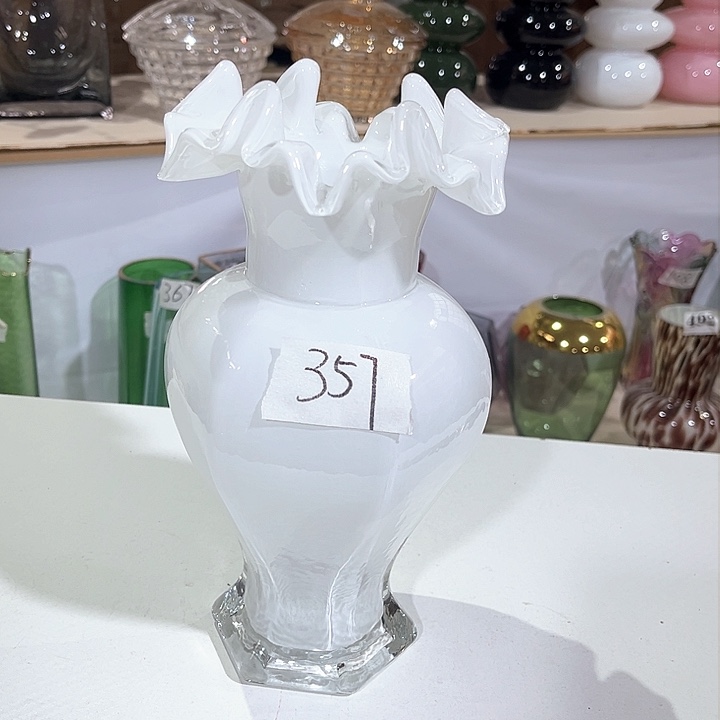 玻璃357一级琉璃高25口6玻璃花瓶嘎嘎好看