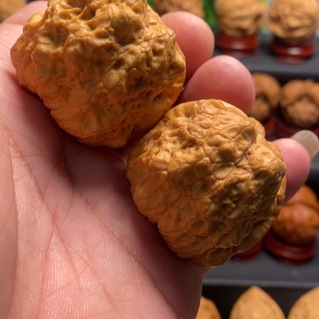 吊坠文玩核桃臻龙蛤蟆头46尺