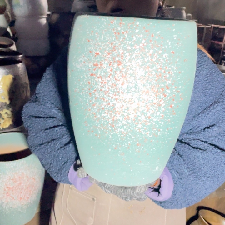 紫砂花盆口22高33正品正品