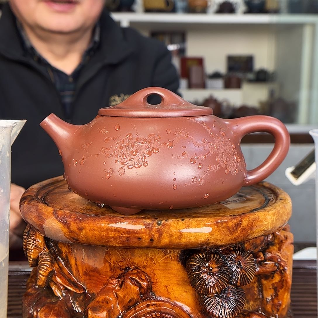 紫砂茶壶刘华良老师。500c c