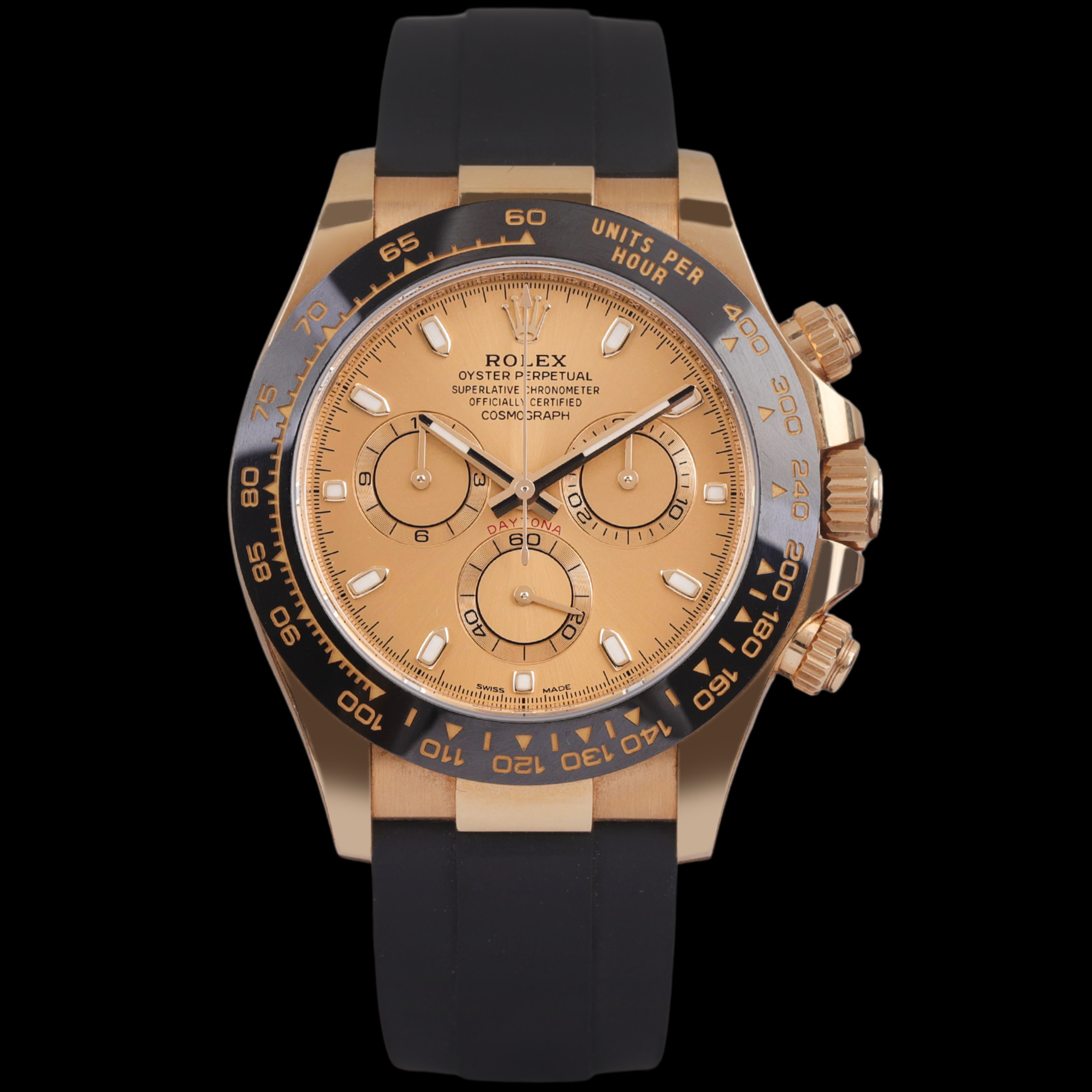 95新 Rolex/劳力士 S/迪通拿116518香槟金/22年9月全套/40mm