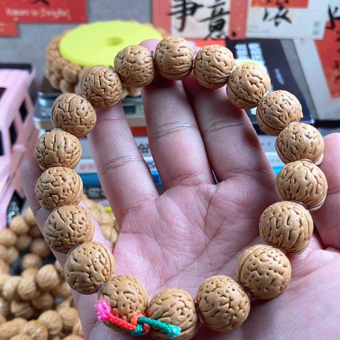 桃核手串肉纹元宝桃核手串福利款