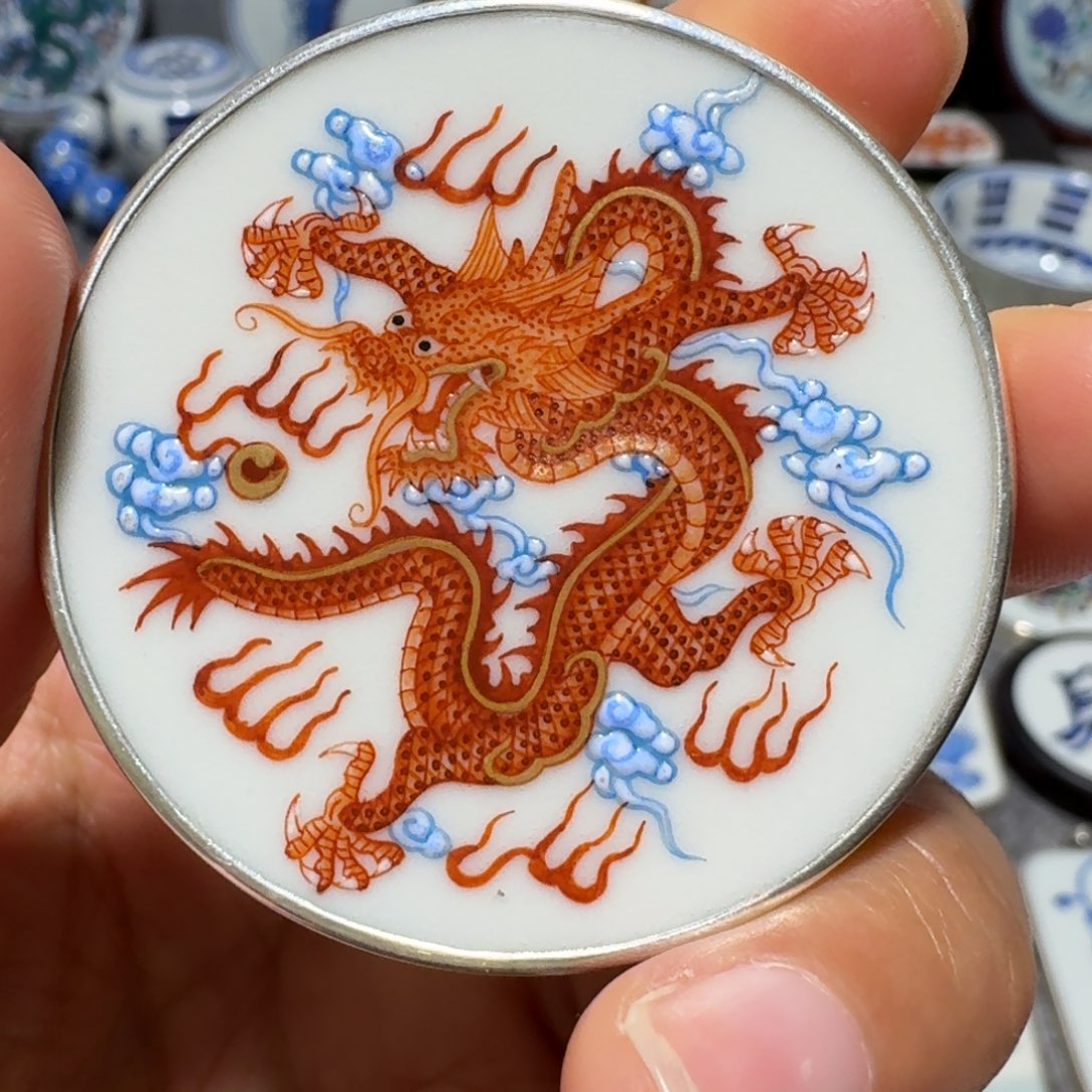 像***看瓷片精品挂件一个