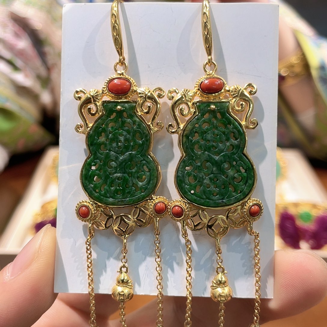 锦纶非金属耳坠耳饰