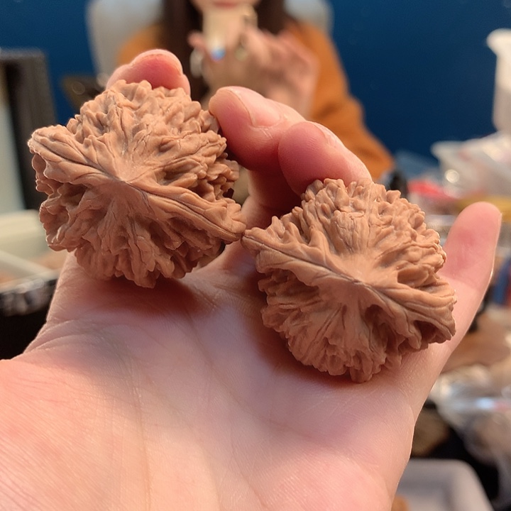 吊坠文玩核桃39 饕餮纹