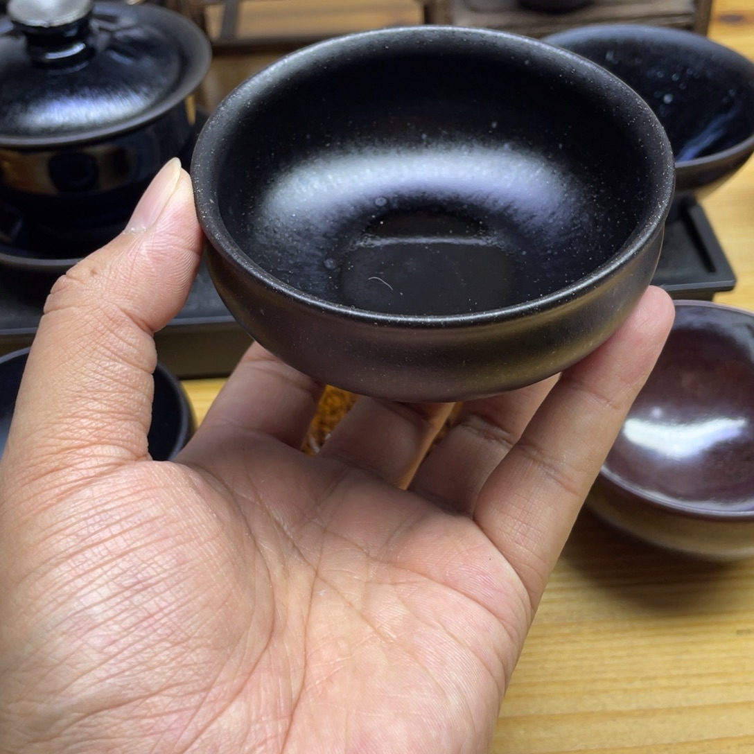 缘***”茶盏原矿原釉建窑建盏