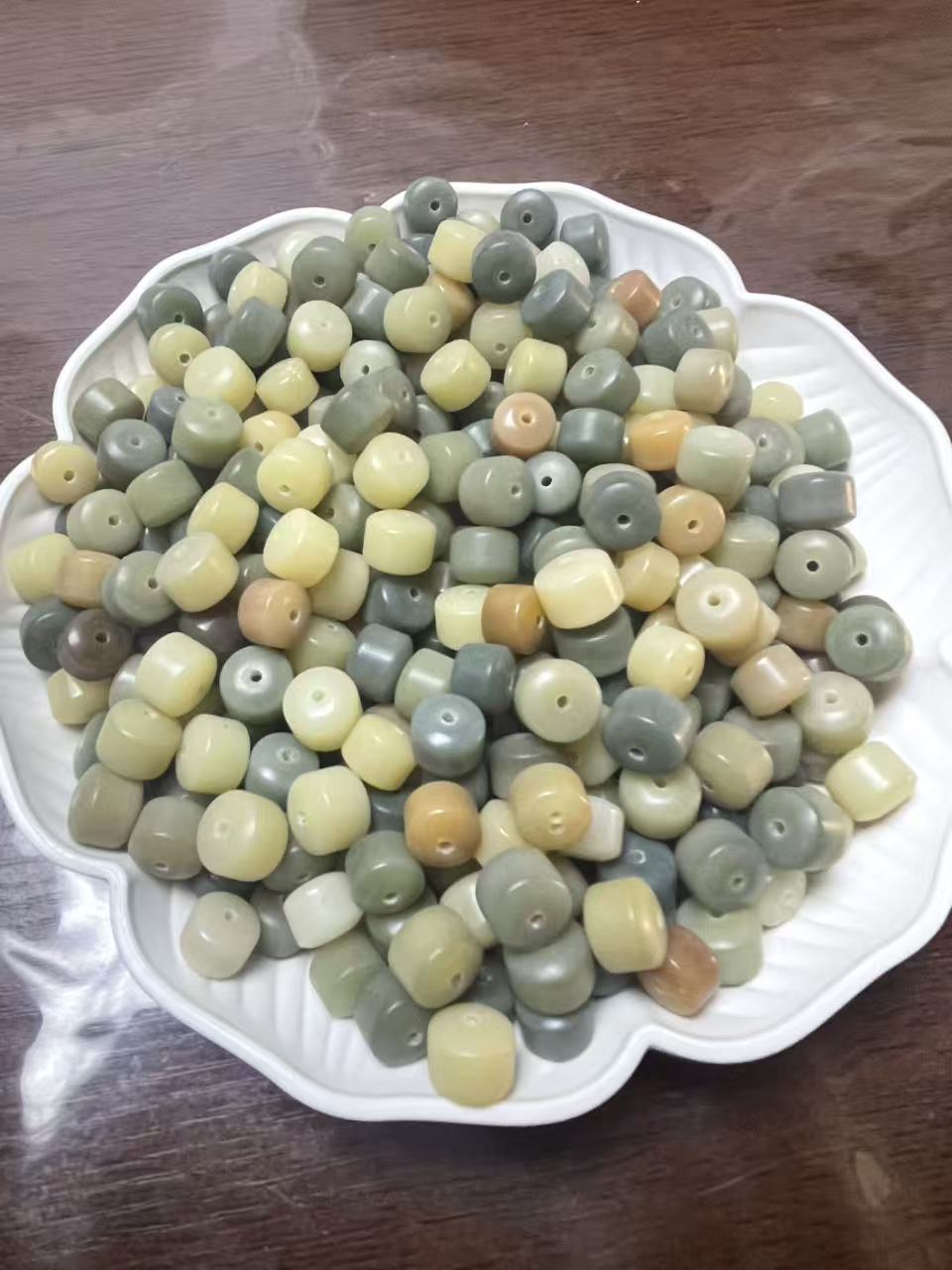 白玉菩提精品9多宝经论180颗