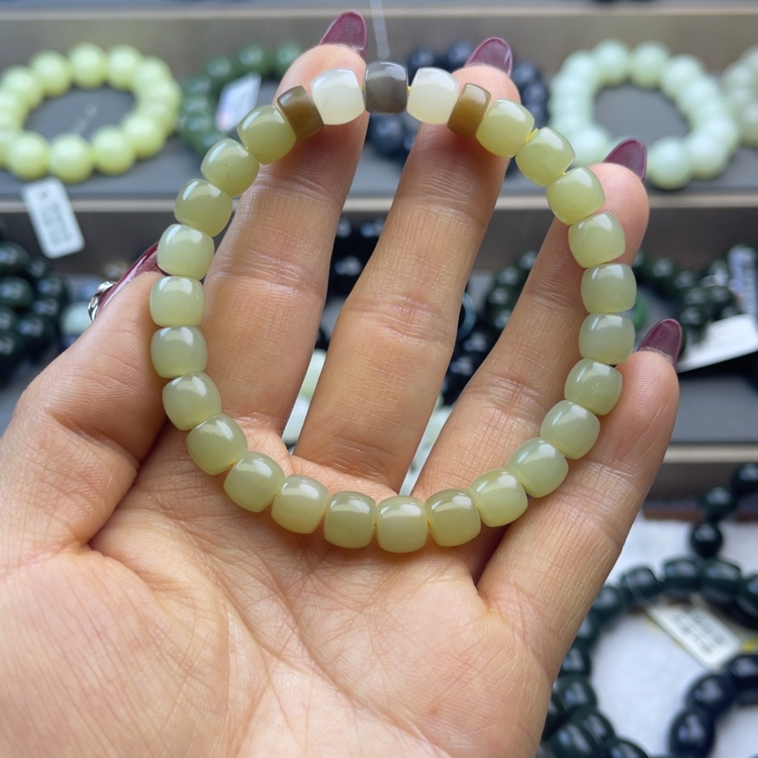 和田玉手链未镶嵌