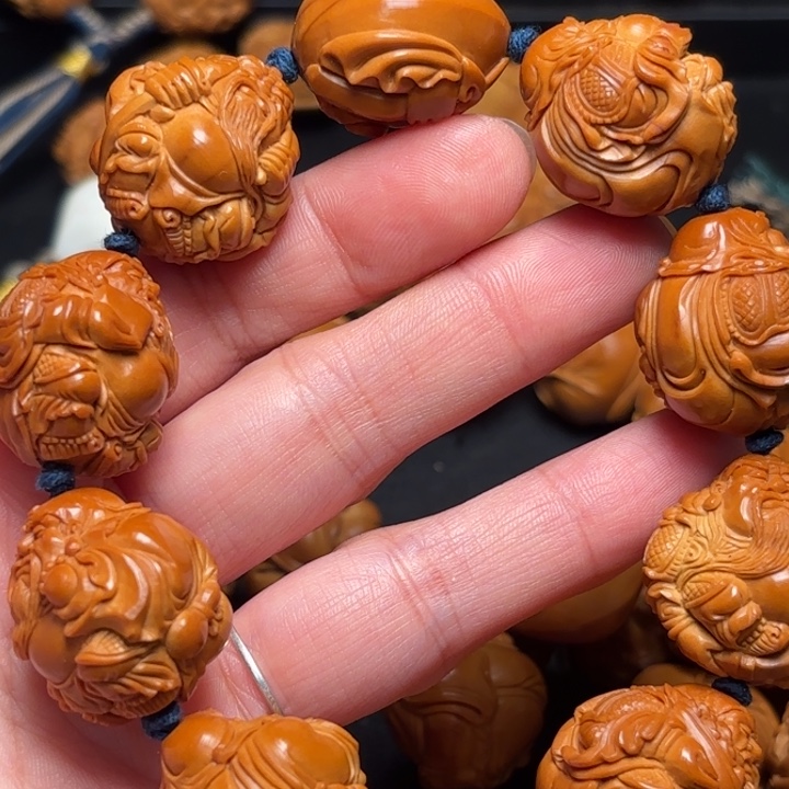 黑***色橄榄核手串/手链手串