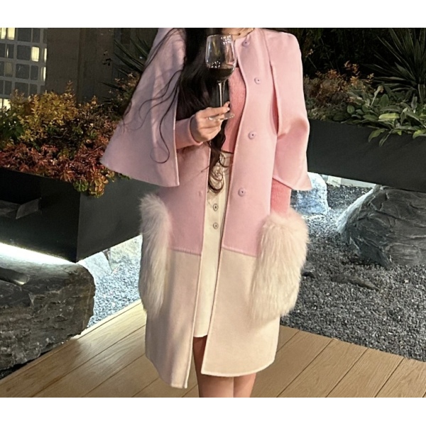 妃鱼/芬迪/丝缎、羊毛、亮片/斗篷/95新/凡2/5