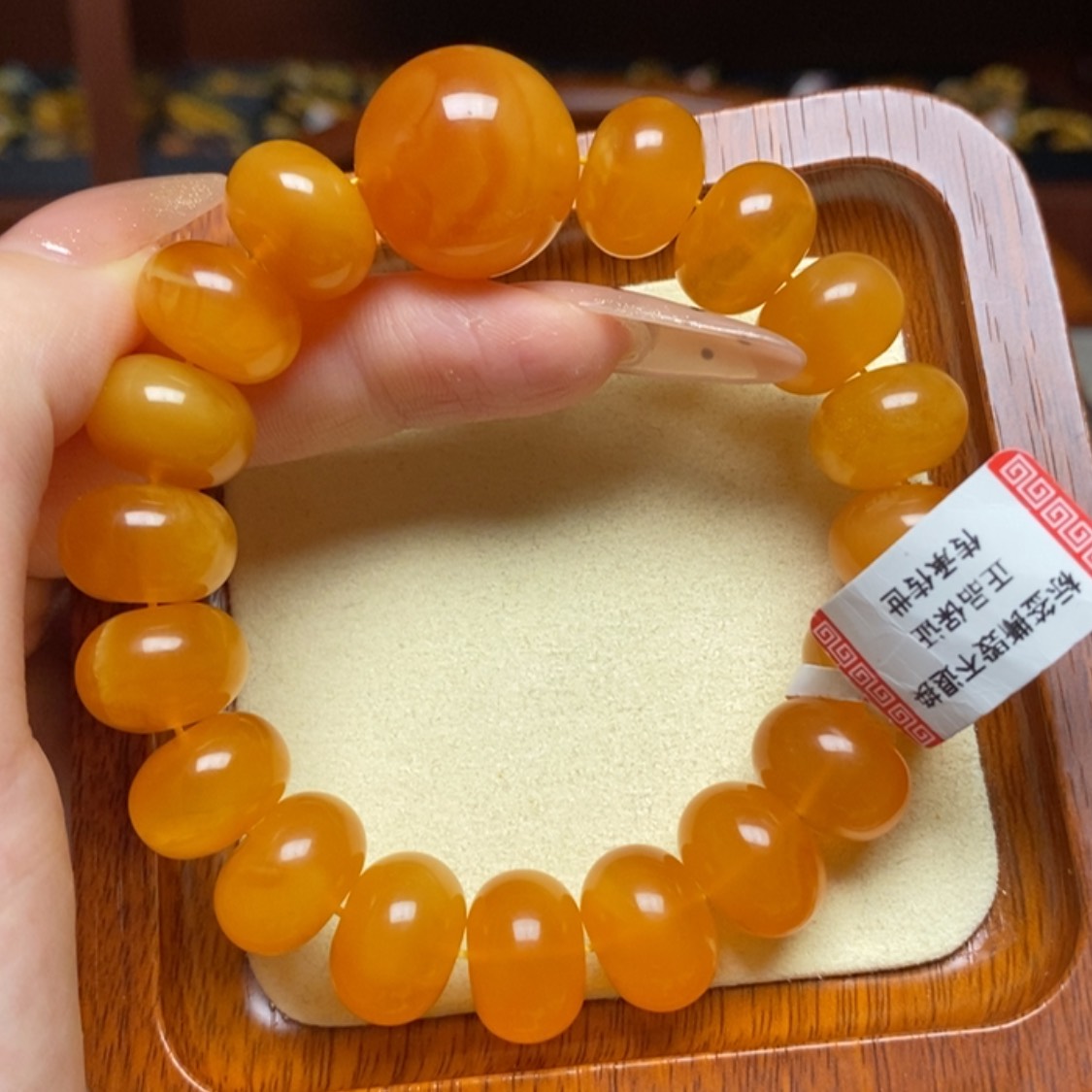 【闪购商品】蜜蜡手链未镶嵌手串