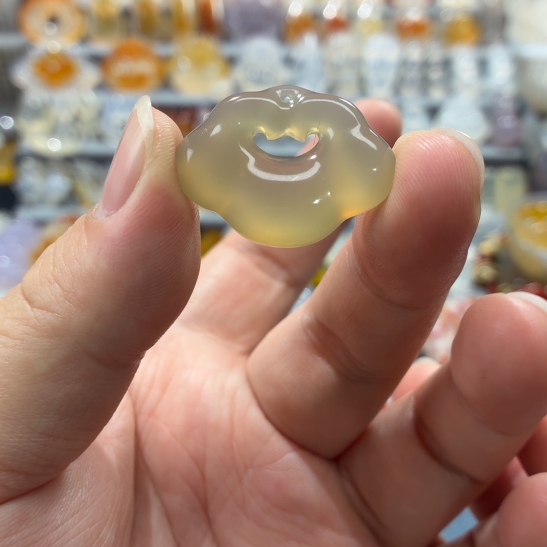 玛瑙/玉髓未镶嵌吊坠(不含链)